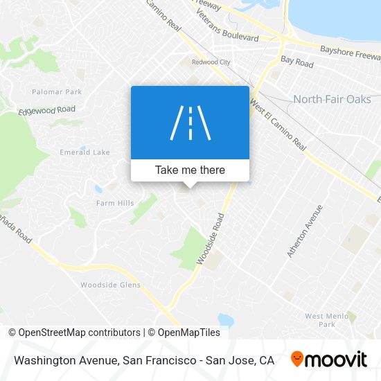 Washington Avenue map