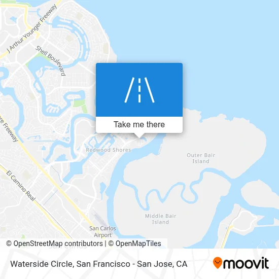 Waterside Circle map