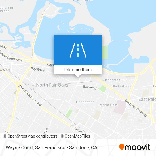Wayne Court map