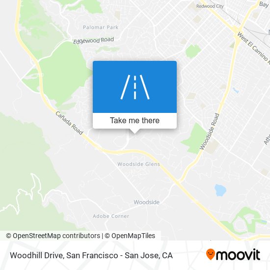 Mapa de Woodhill Drive