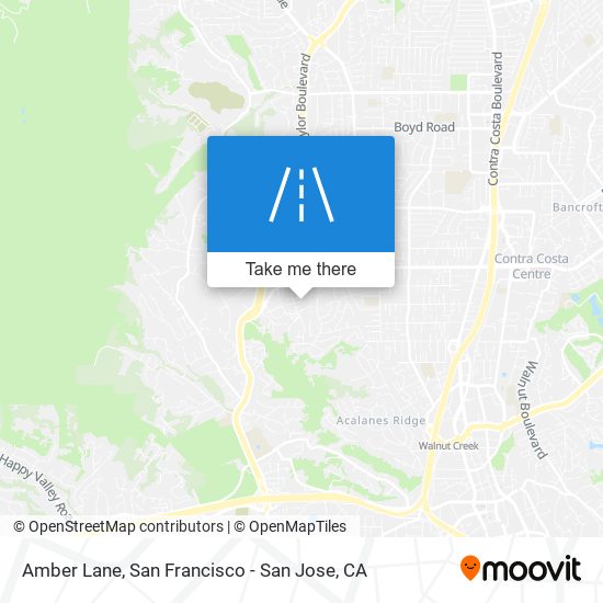 Amber Lane map