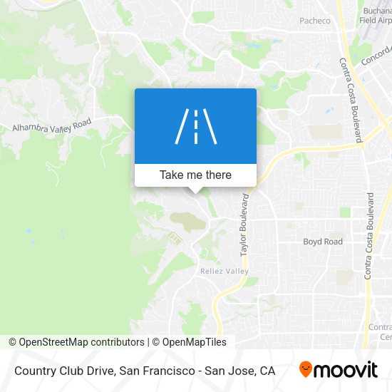 Country Club Drive map