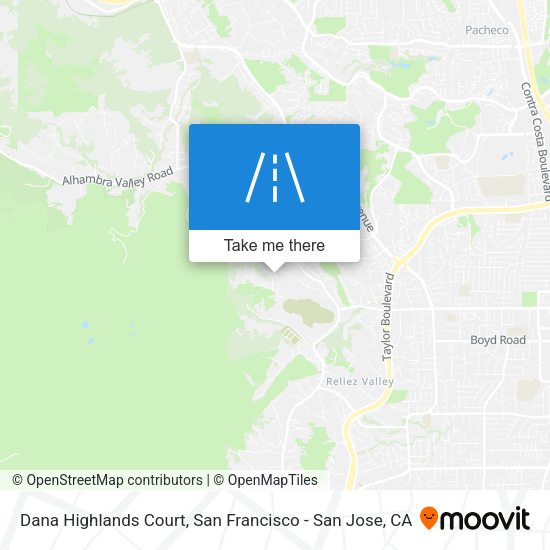 Mapa de Dana Highlands Court