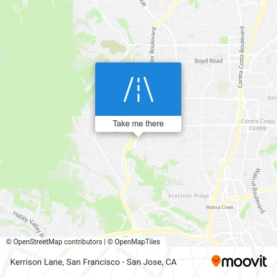 Mapa de Kerrison Lane