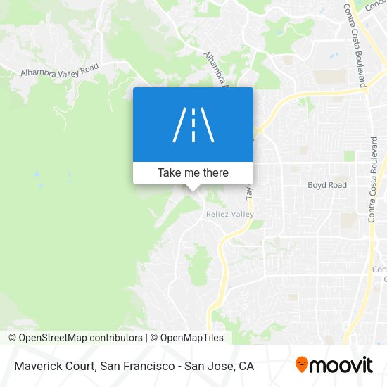 Mapa de Maverick Court