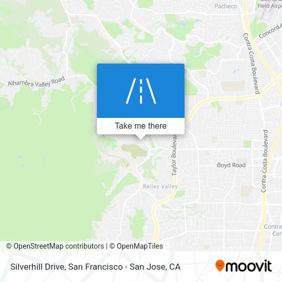 Mapa de Silverhill Drive