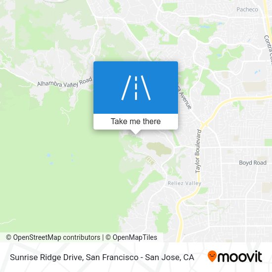 Mapa de Sunrise Ridge Drive