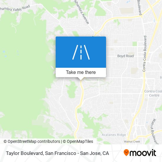 Mapa de Taylor Boulevard