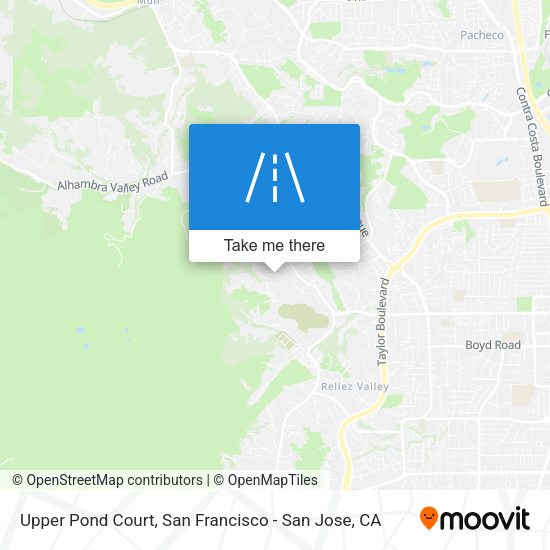 Upper Pond Court map