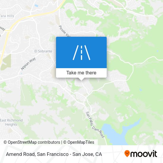 Mapa de Amend Road