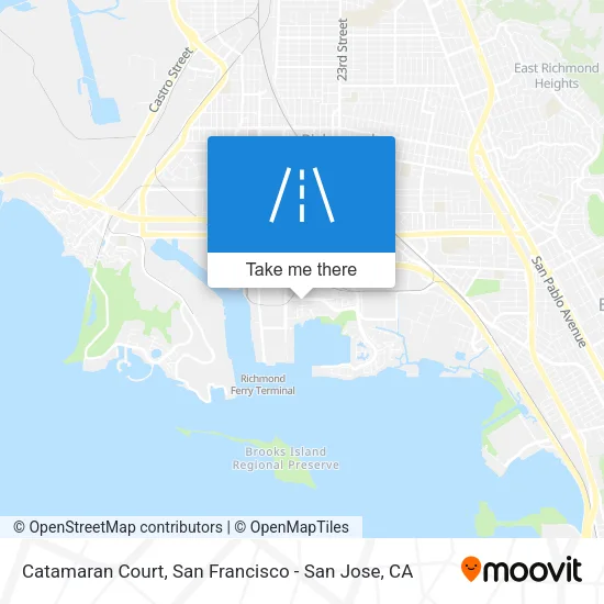 Catamaran Court map