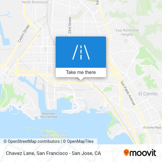Mapa de Chavez Lane
