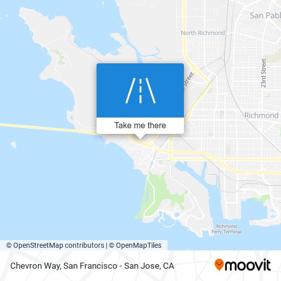 Chevron Way map