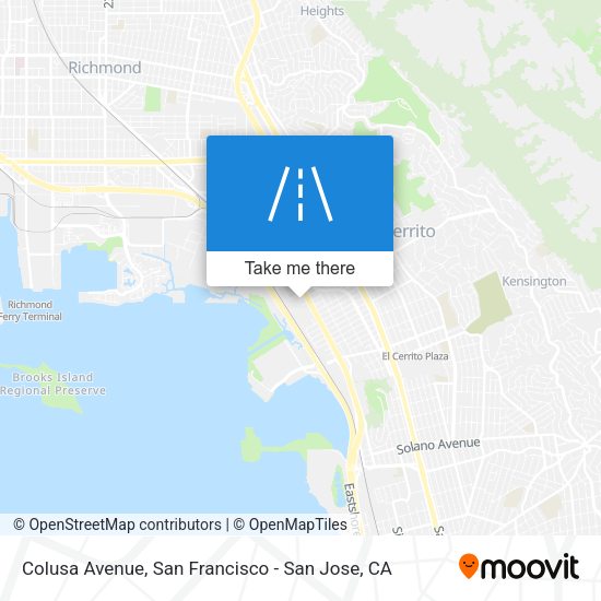 Mapa de Colusa Avenue