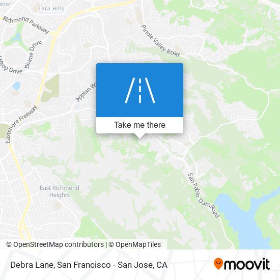 Debra Lane map