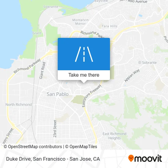 Mapa de Duke Drive