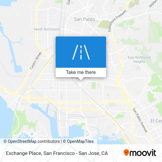 Mapa de Exchange Place