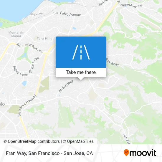 Fran Way map
