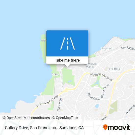 Mapa de Gallery Drive