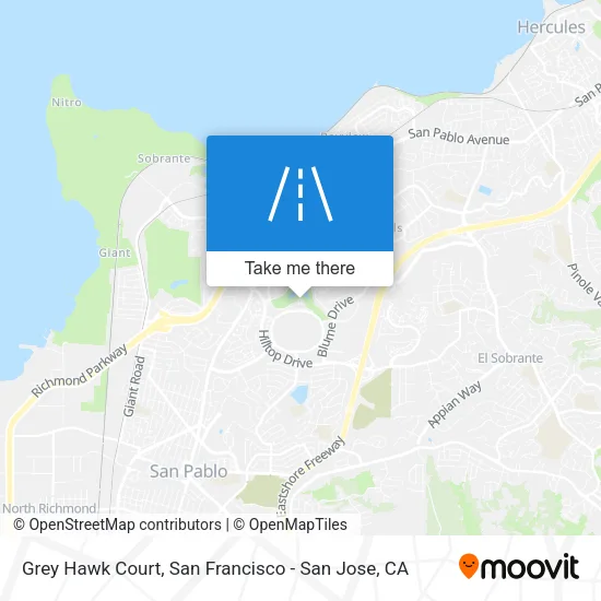 Grey Hawk Court map