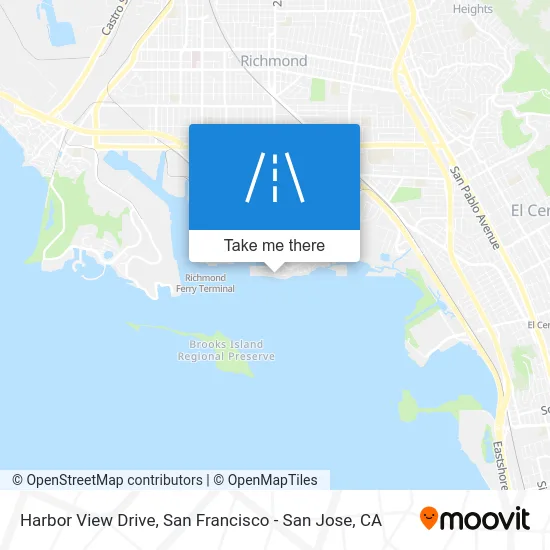 Harbor View Drive map