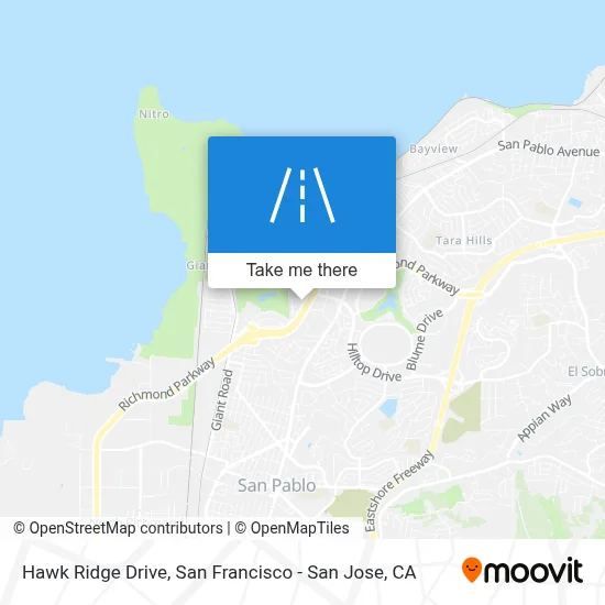 Hawk Ridge Drive map
