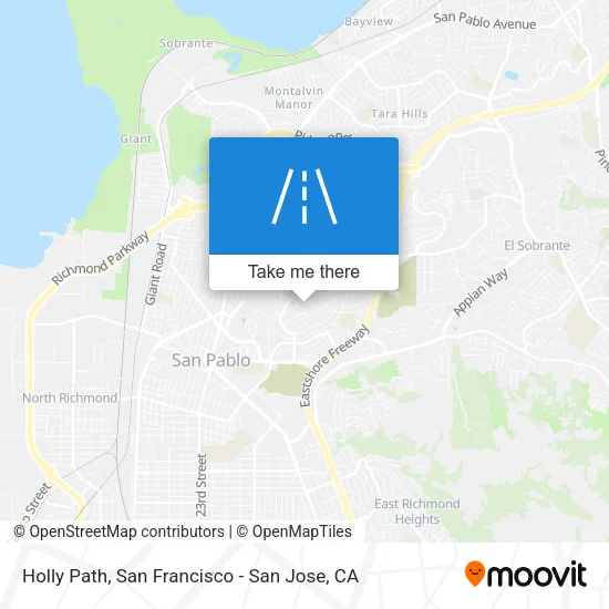 Mapa de Holly Path