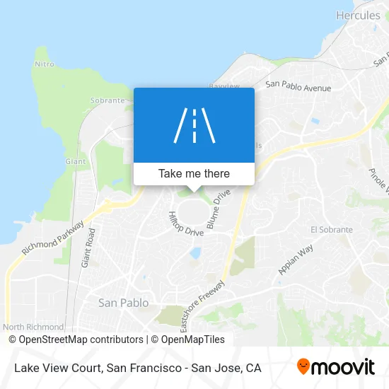 Lake View Court map