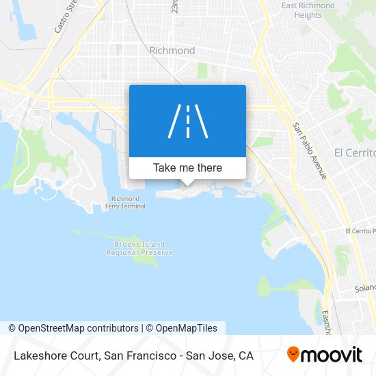 Mapa de Lakeshore Court