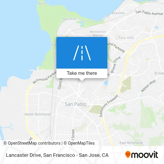 Lancaster Drive map