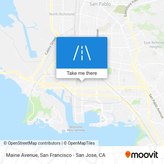 Maine Avenue map