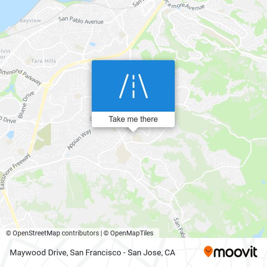 Maywood Drive map