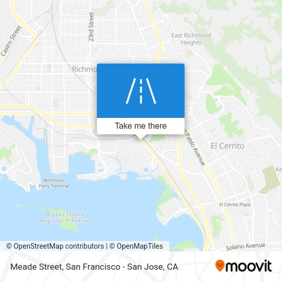 Mapa de Meade Street