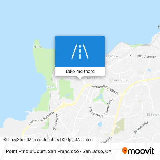 Point Pinole Court map