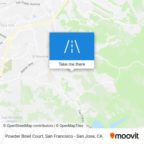 Powder Bowl Court map
