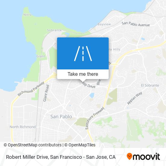Mapa de Robert Miller Drive