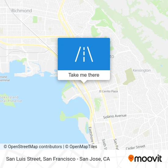 San Luis Street map