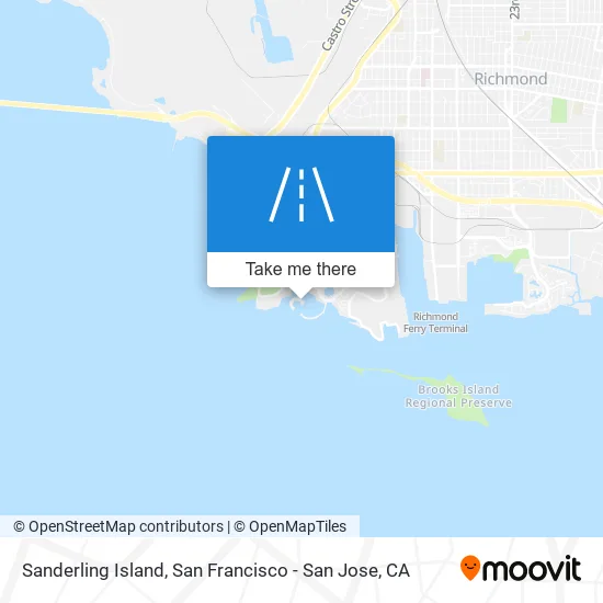 Sanderling Island map