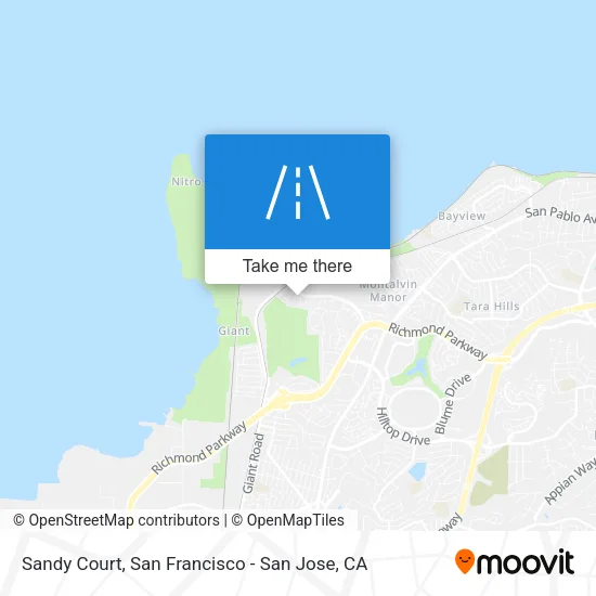 Sandy Court map