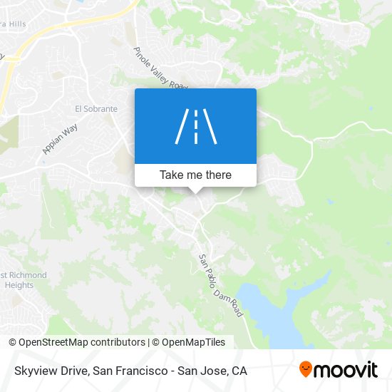 Skyview Drive map