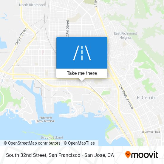 Mapa de South 32nd Street