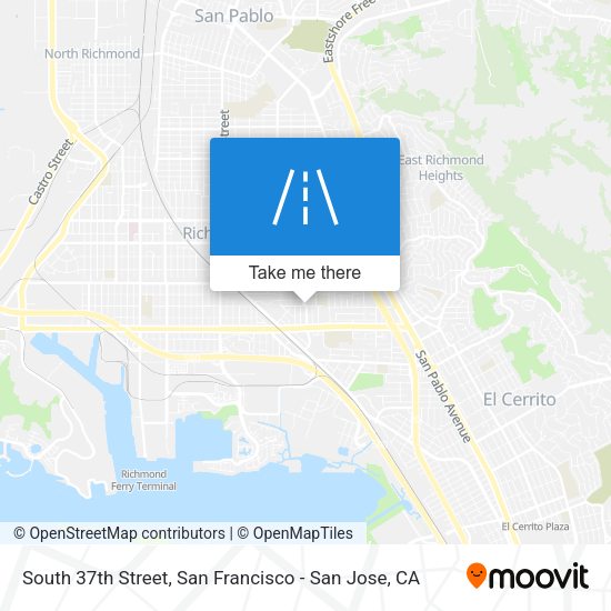 Mapa de South 37th Street