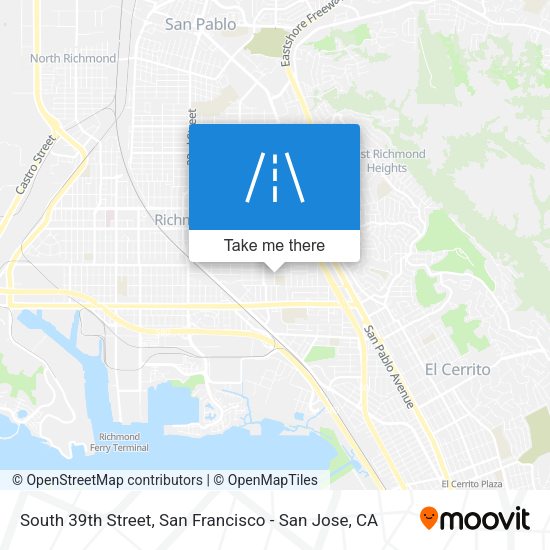 Mapa de South 39th Street