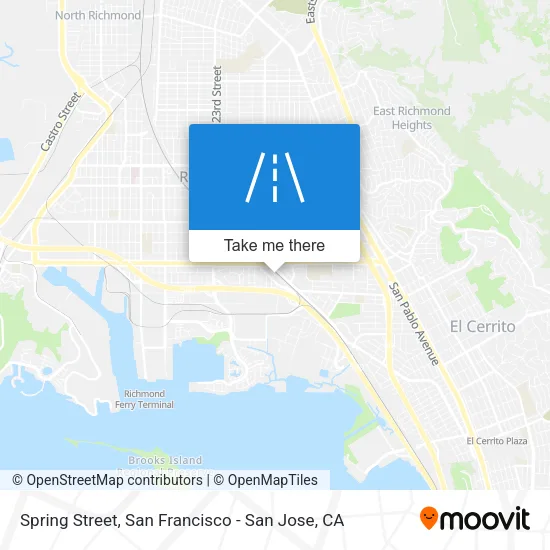 Mapa de Spring Street