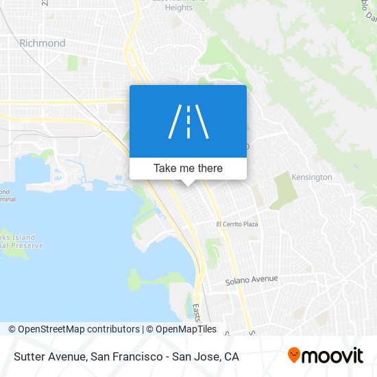 Sutter Avenue map