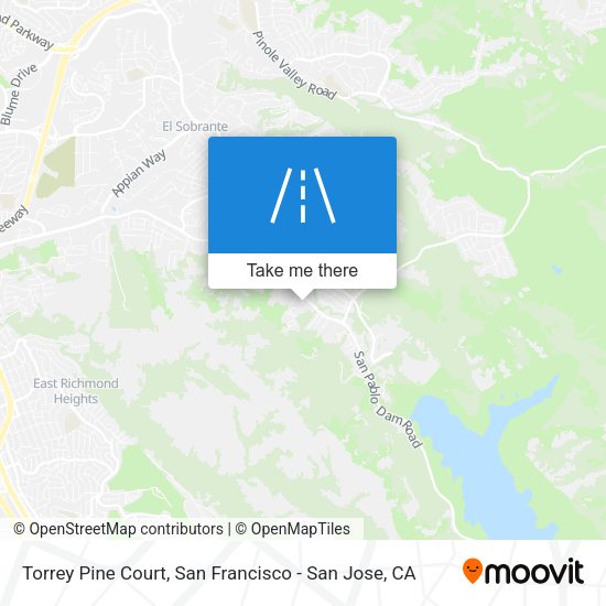 Torrey Pine Court map