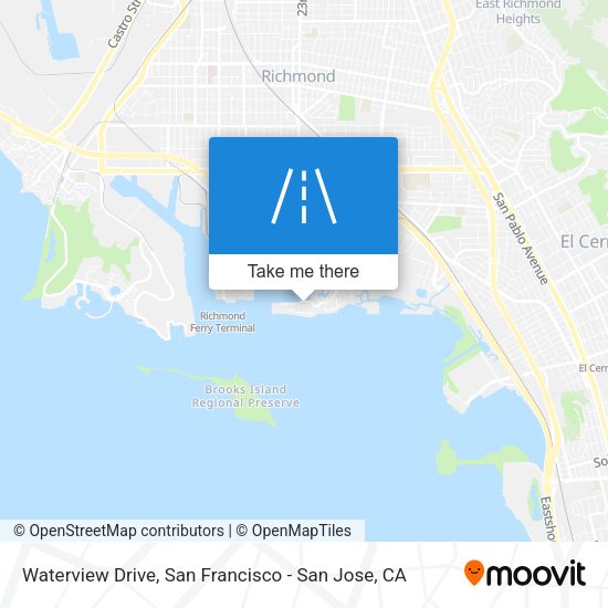 Mapa de Waterview Drive