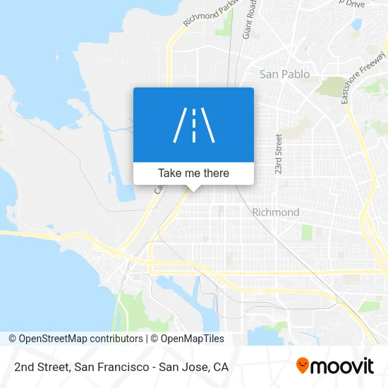 2nd Street map
