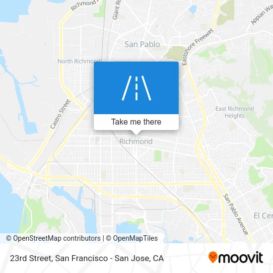 23rd Street map