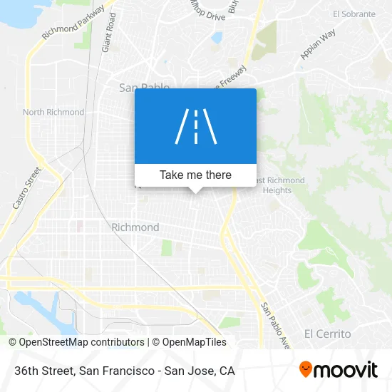 36th Street map